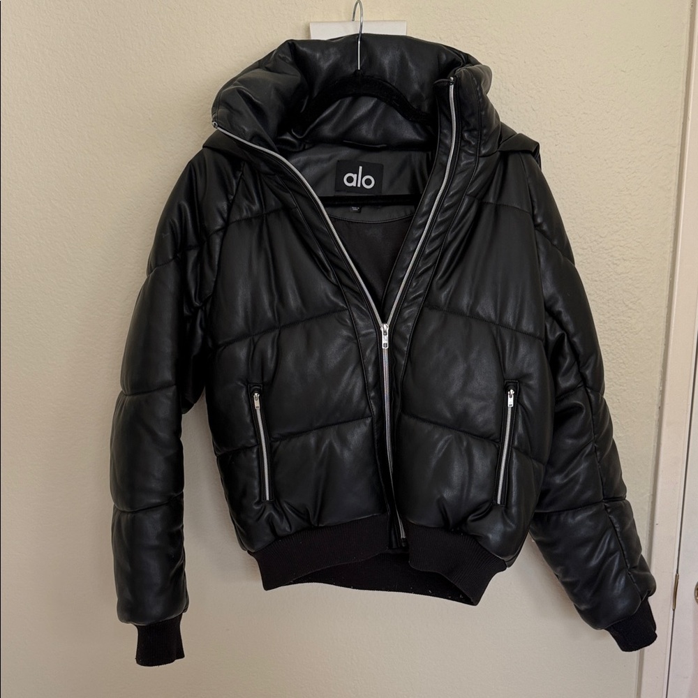 ALO Yoga Black Quilted Jacket